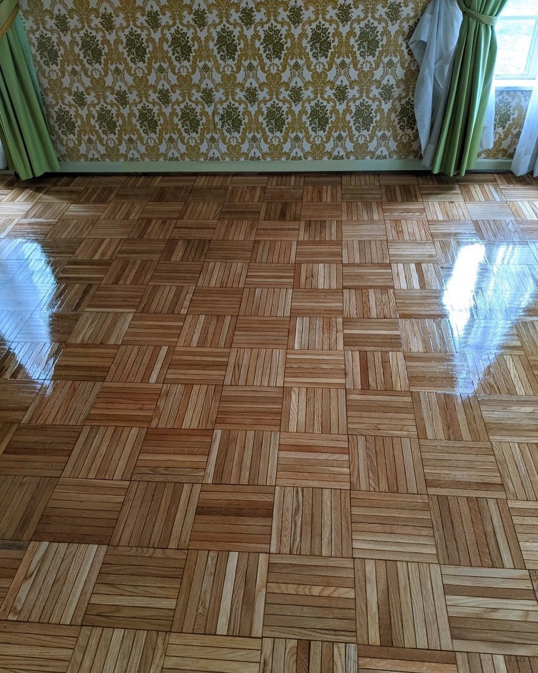 Historic home restored floors